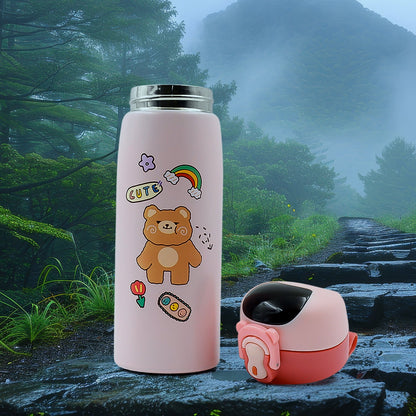 Smart Vacuum Insulated Water Bottle With Led Temperature Display (450 Ml Approx)