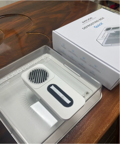 Rechargeable Quick Defrosting Tray with Lid