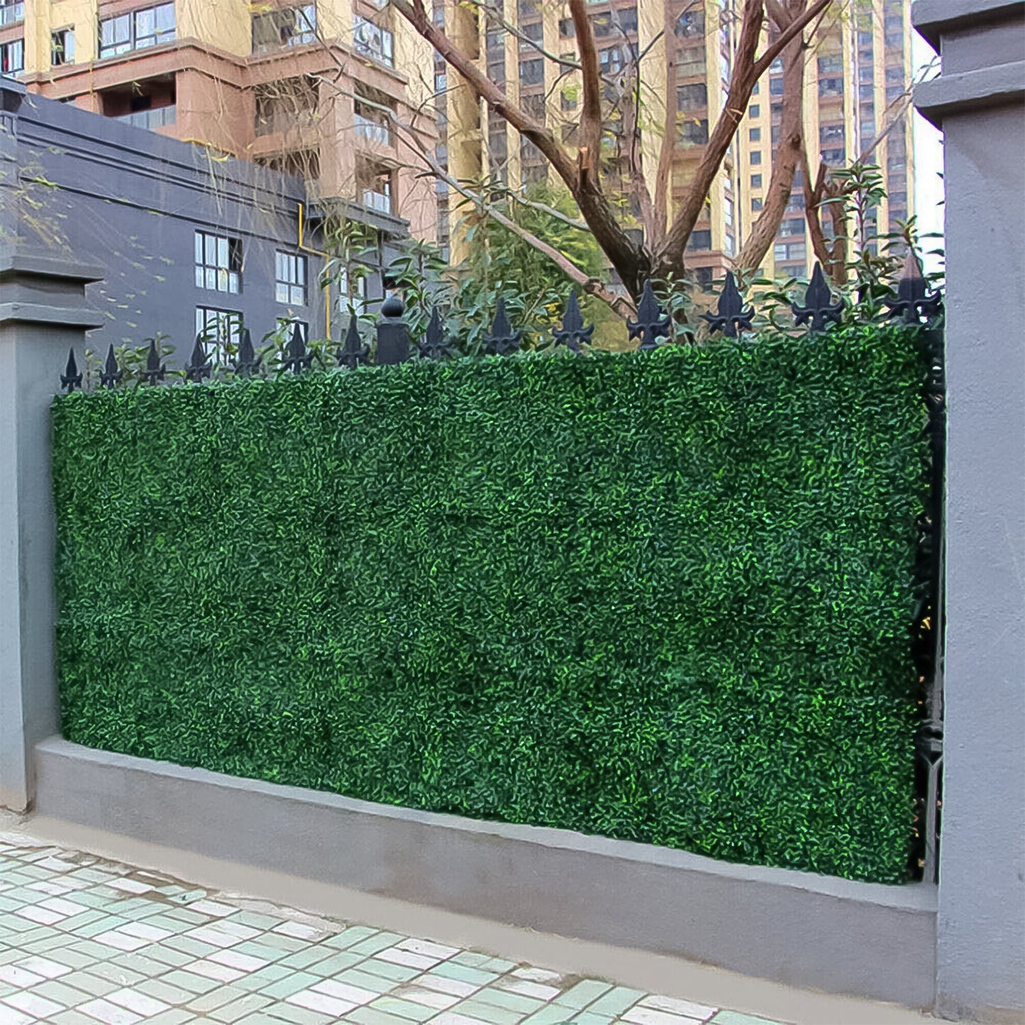 Plastic Wall Artificial Plant Base (6040 Cm  1 Pc)