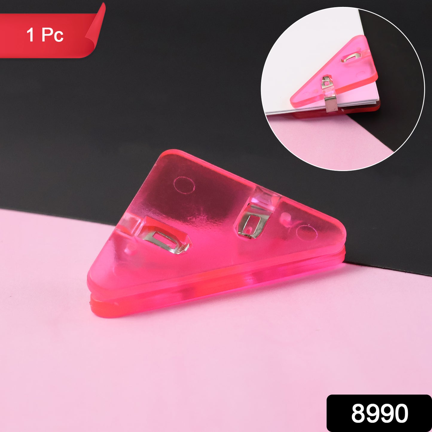 Triangle Paper Clips  Small Corner Clips For Paper Document Clip (1 Pc)