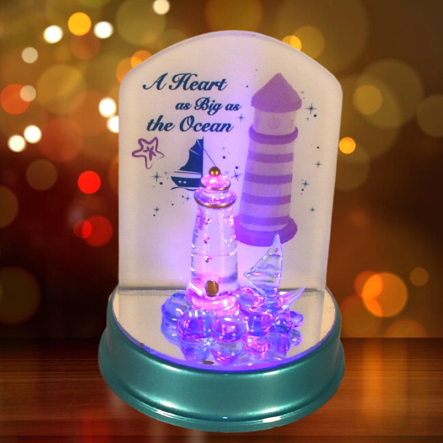 Cute Cartoon Lovely Gift Night Light Multi-color Light Showpiece Valentines Day Gift Cute Anniversary Wedding Birthday Unique Gift Home Decoration Gift Battery Operated (3 Battery Included)