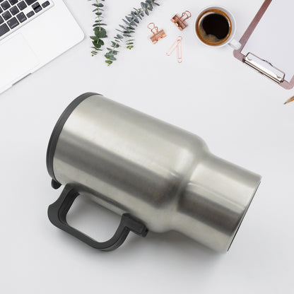 551 -12v Car Charging Electric Kettle Mug (Silver)