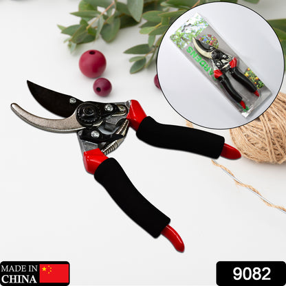 9082 21cm Red Garden Shears Sharp Cutter Pruners Scissor Pruner.