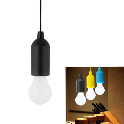 12899 1pcs Led Bulbs Pull Cord Light Led Pull Cord Light Hanging Led Bulb Pull Wire Drawstring Light Bulb Black Led Pendant Lights