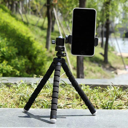 0266 Portable Mini Octopus Tripod Stand With Phone Holder For Live Selfie Mobile Phone Portable And Adjustable Stent