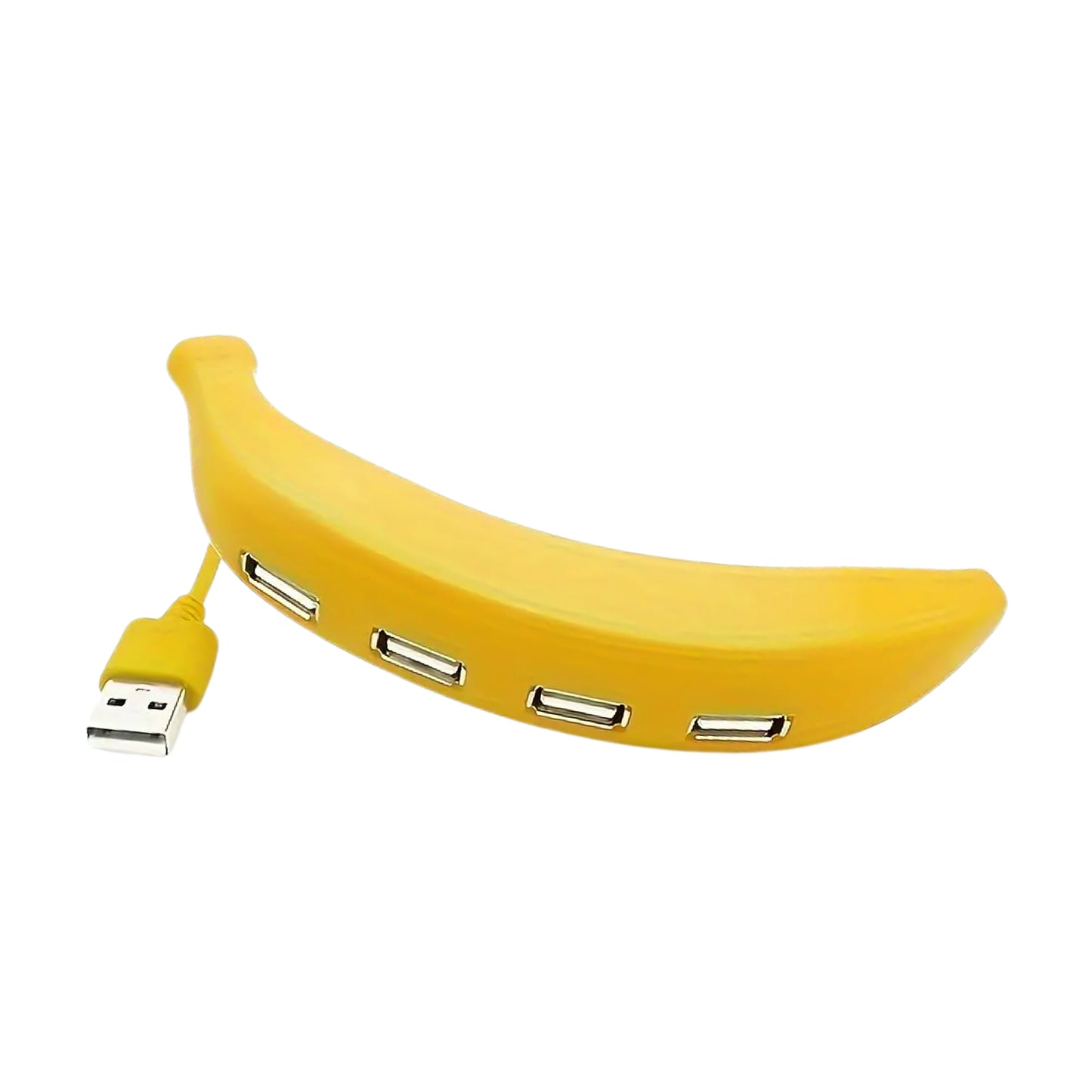 Banana Shape Usb Hub 2.0 Hub Usb Splitter 4-port Usb Hub (1 Pc)