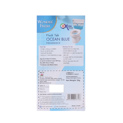 1325 Toilet Cleaner Flush Tab (Ocean Blue) - 50 Gram