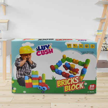 Bricks Blocks Building Toy  (88 Pcs Building Blocks)