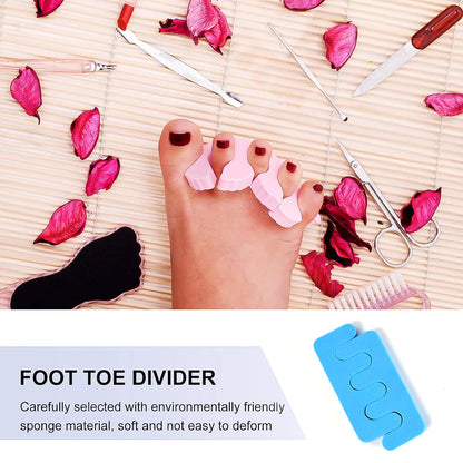 Toe Separators Toe Spacers Sponge Toe Stretcher Pedicures (1 Pair)