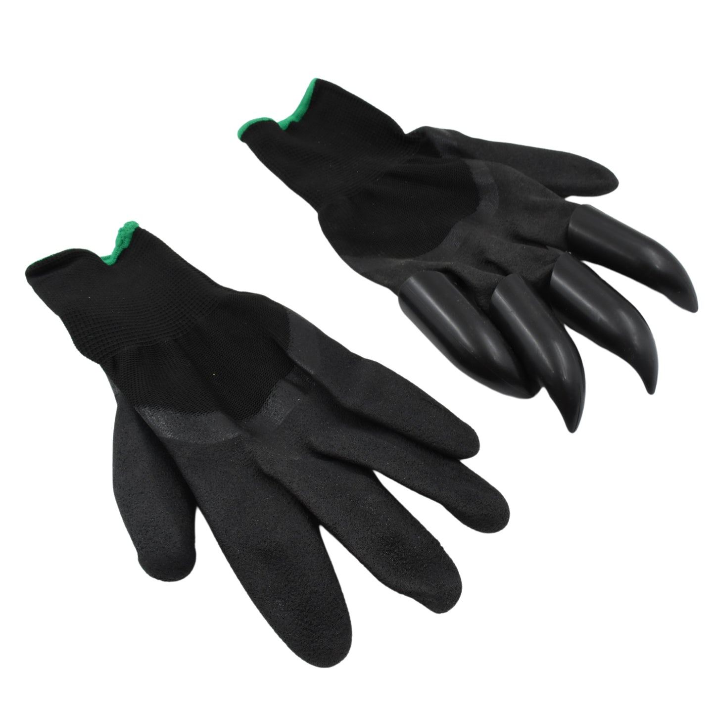Garden Farming Gloves With Hand Fingertips  Plastic Claws (1 Pair)