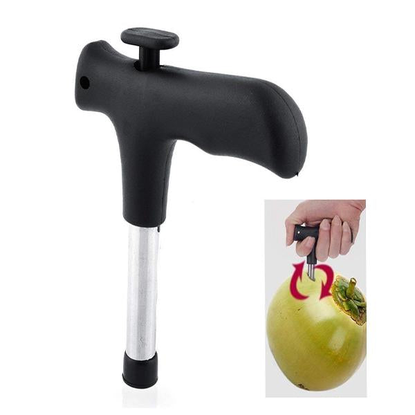 0854 Premium Quality Stainless Steel Coconut Opener Tooldriller With Comfortable Grip