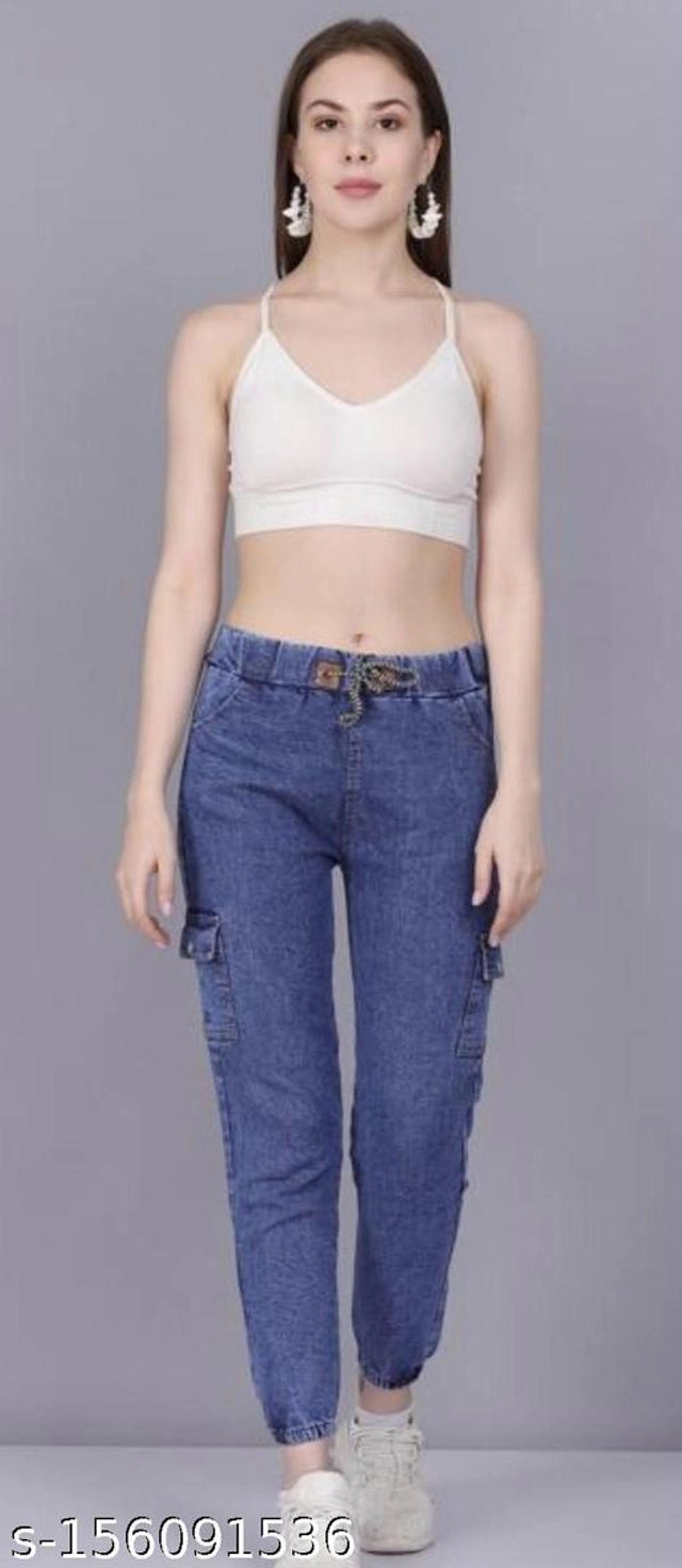 Denim Jeans for Women (Blue, 26)