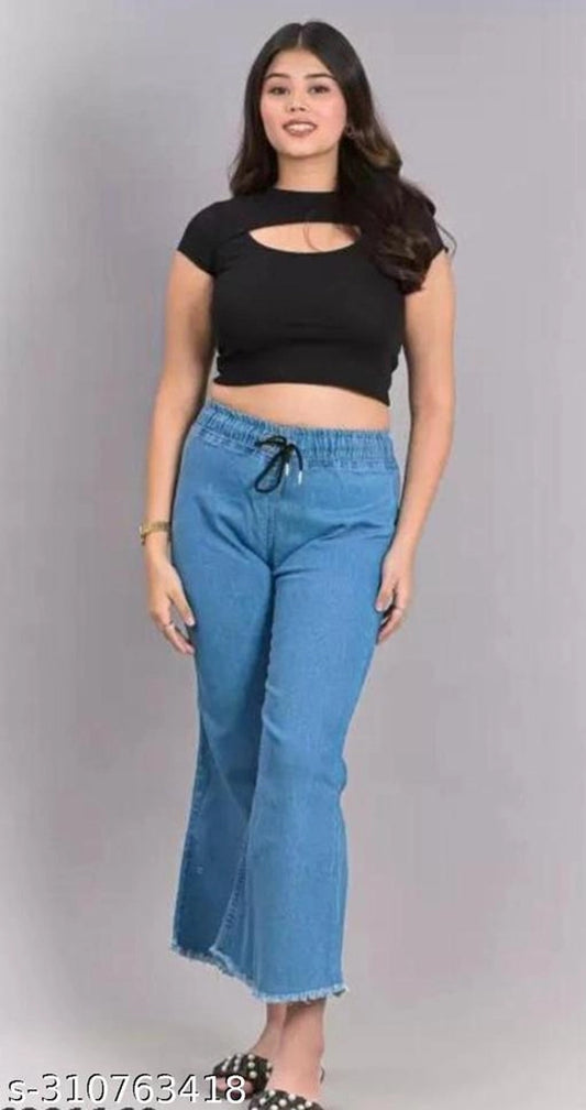 Denim Jeans for Women (Blue, 28)