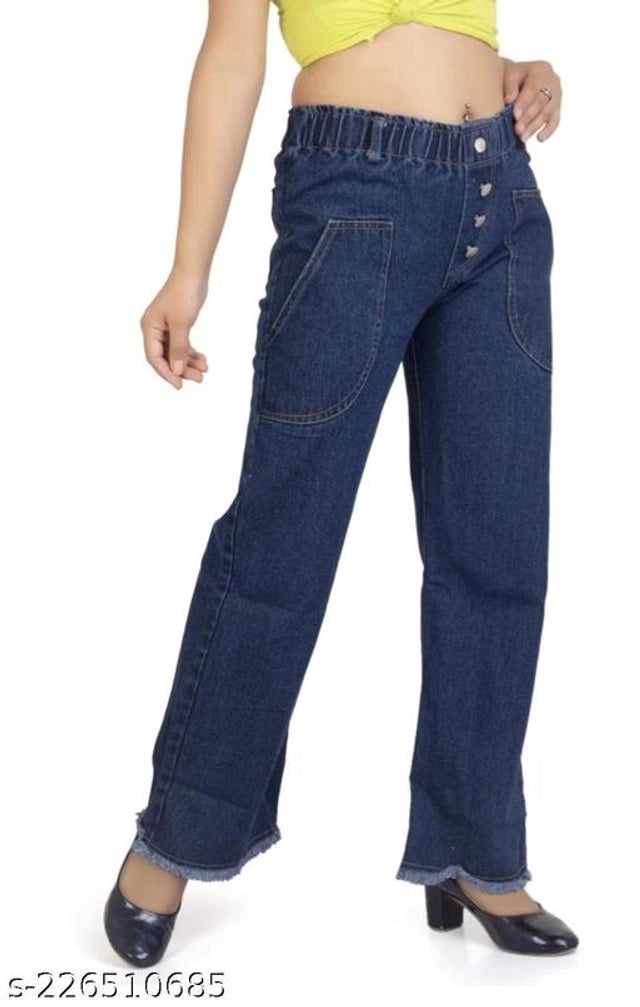 Denim Jeans for Women (Blue, 28)