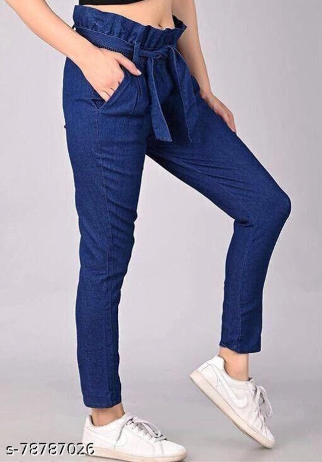 Denim Jeans for Women (Blue, 28)