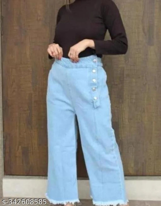 Denim Jeans for Women (Blue, 28)