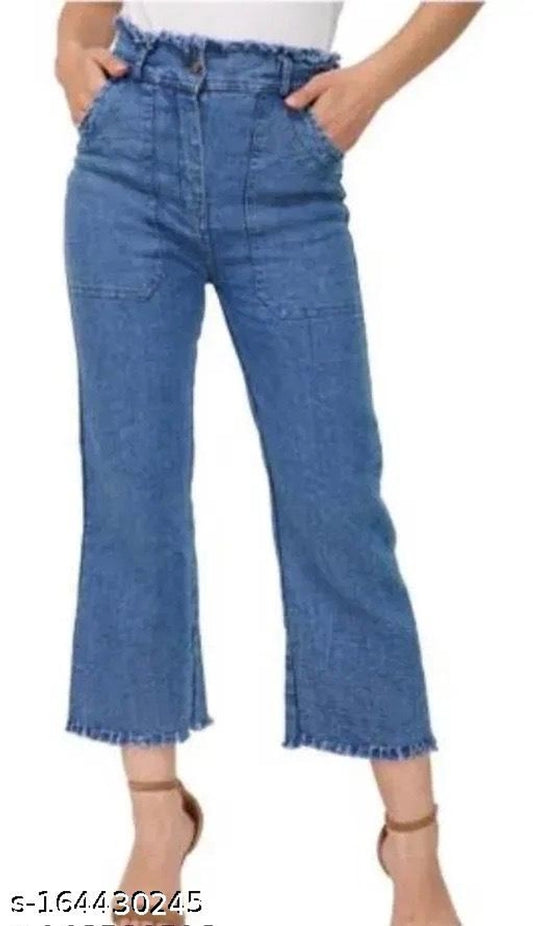 Denim Jeans for Women (Blue, 28)