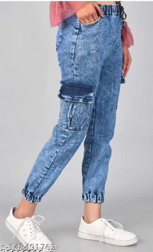 Denim Jeans for Women (Blue, 28)