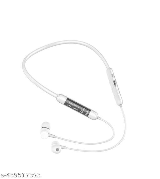 Wireless Bluetooth Neckband (White)