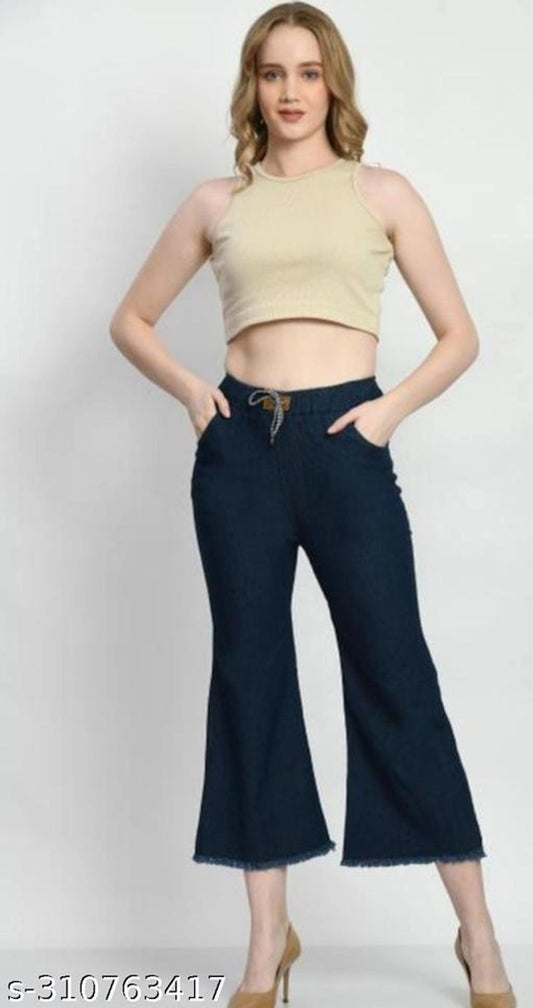 Denim Jeans for Women (Blue, 28)