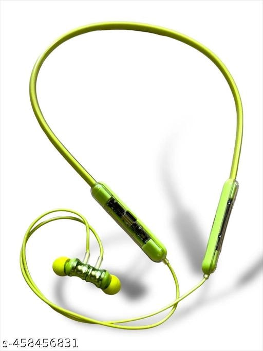 Wireless Bluetooth Neckband (Green)