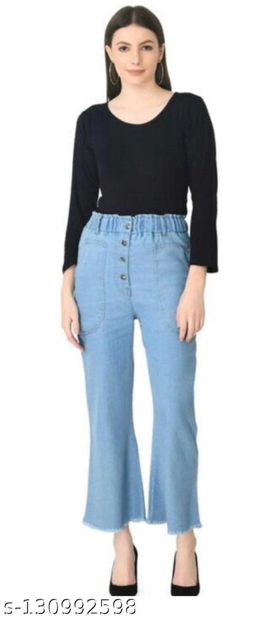 Denim Jeans for Women (Blue, 28)