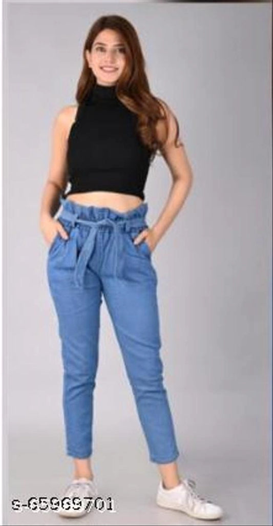 Denim Jeans for Women (Blue, 28)