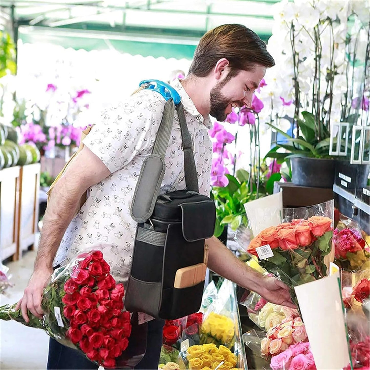 Click  Carry Grocery Bag Holder (1 Pc  Multi Color)