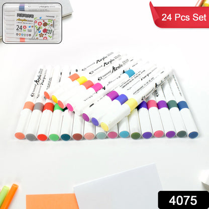 Fancy Art Markers 24 Colours Double-ended Art (24 Pcs Set)