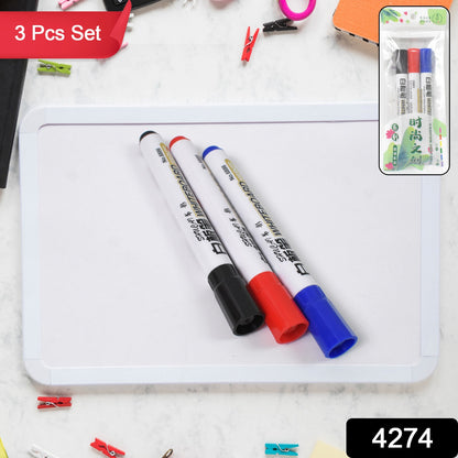 Mix Color Marker Pen Used In All Kinds Of School College (3 Pcs Set)