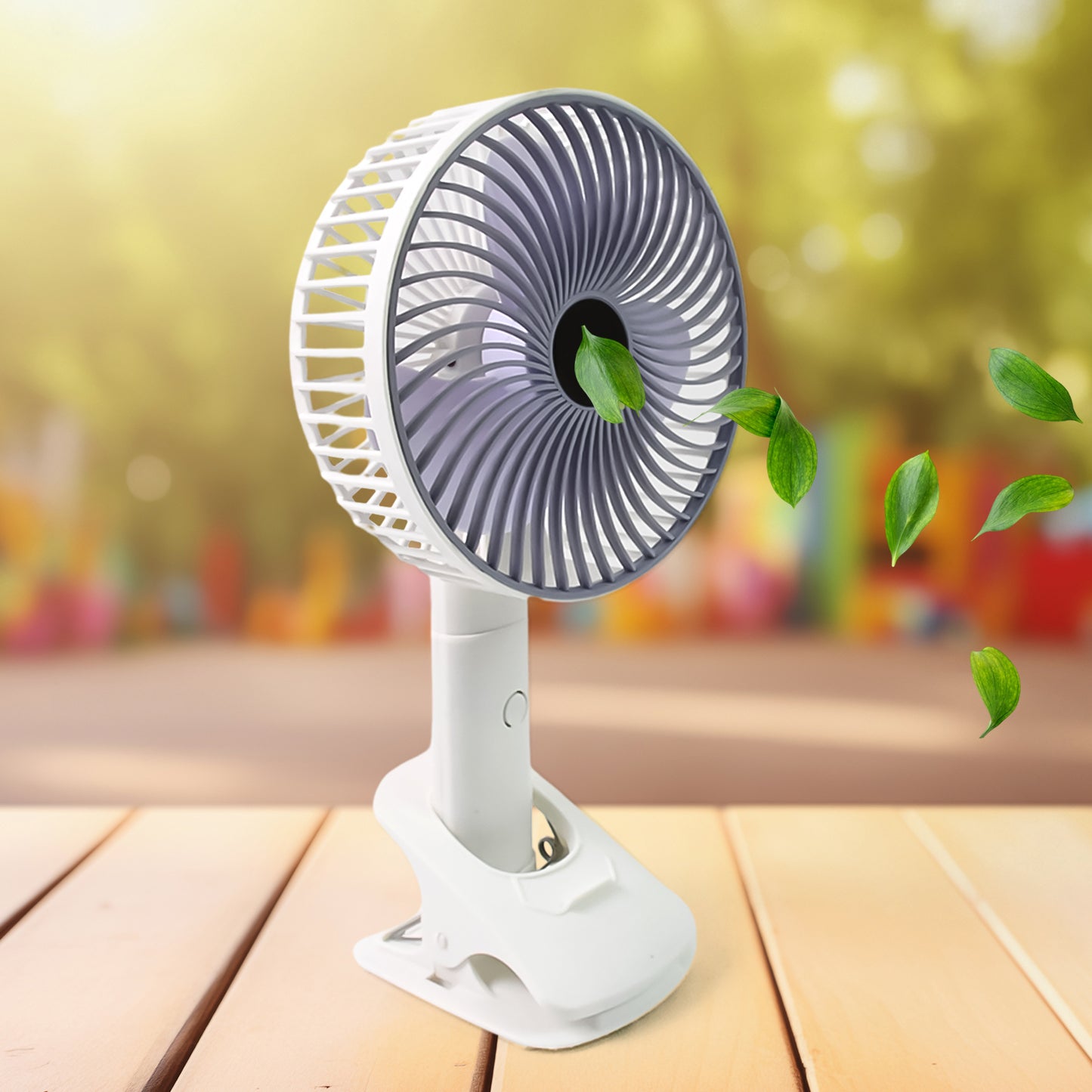 Multifunctional Usb Desk Fan Clipped Fan (1 Pc  With Color Box)