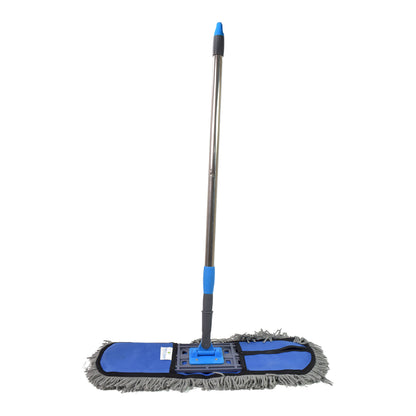 Wet And Dry Cotton Pad Floor Mop With Long Aluminium Handle (1 Pc  Large)