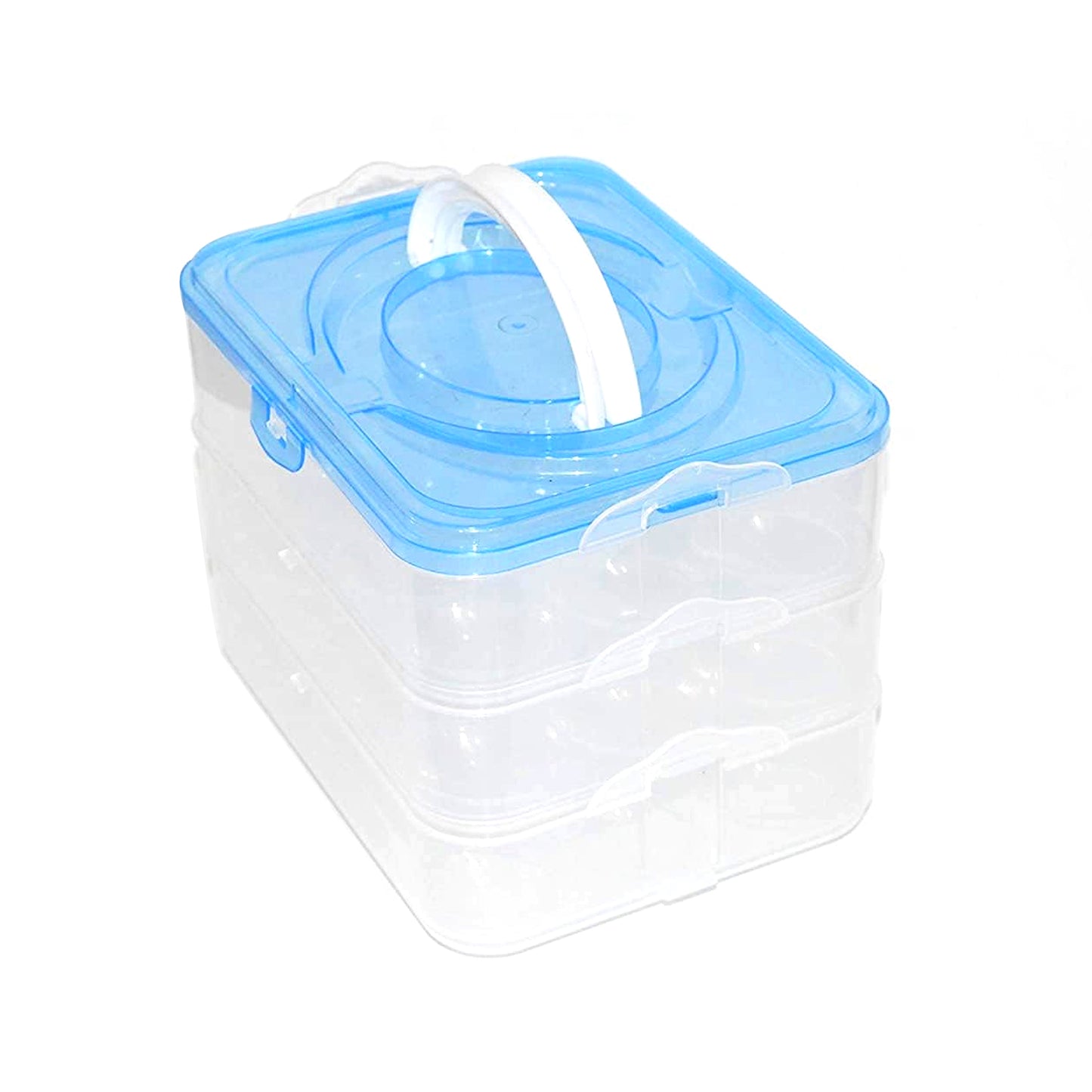 2643 3-layer Plastic Refrigerator Egg Storage Box (36 Grid)