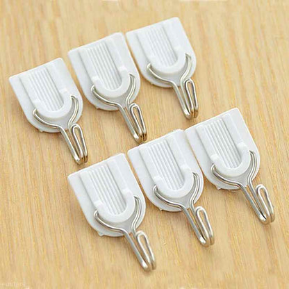 1627 Adhesive Sticker Abs Plastic Hook Towel Hanger For Kitchenbathroom