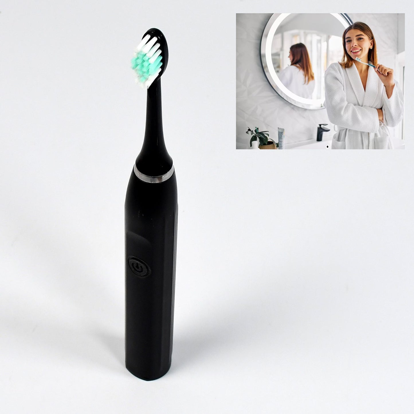 7323 Electric Toothbrush For Adults And Teens Electric Toothbrush Battery Operated Deep Cleansing Toothbrush With Extra Brush Heads