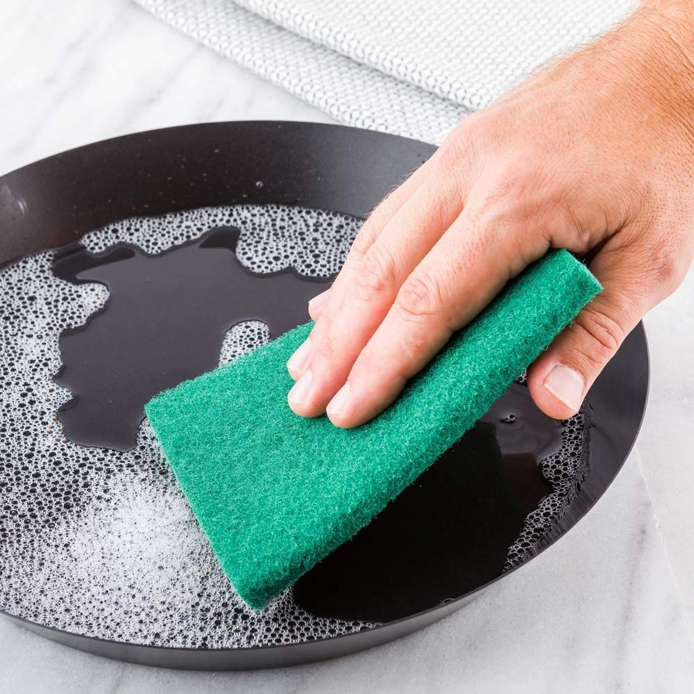 3438 Scrub Sponge Cleaning Pads Aqua Green