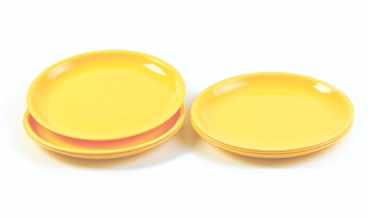 2185 Round Shaped Mini Soup Platesdishes - 6 Pcs