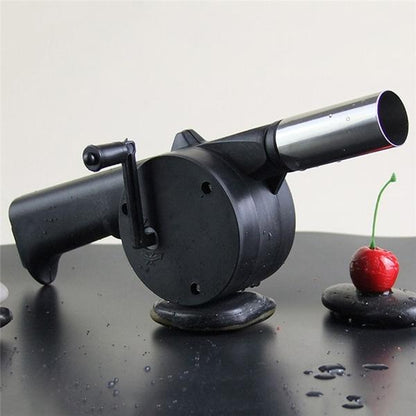 2282 Portable Hand Crank Air Blower Fan For Charcoal Grill Bbq