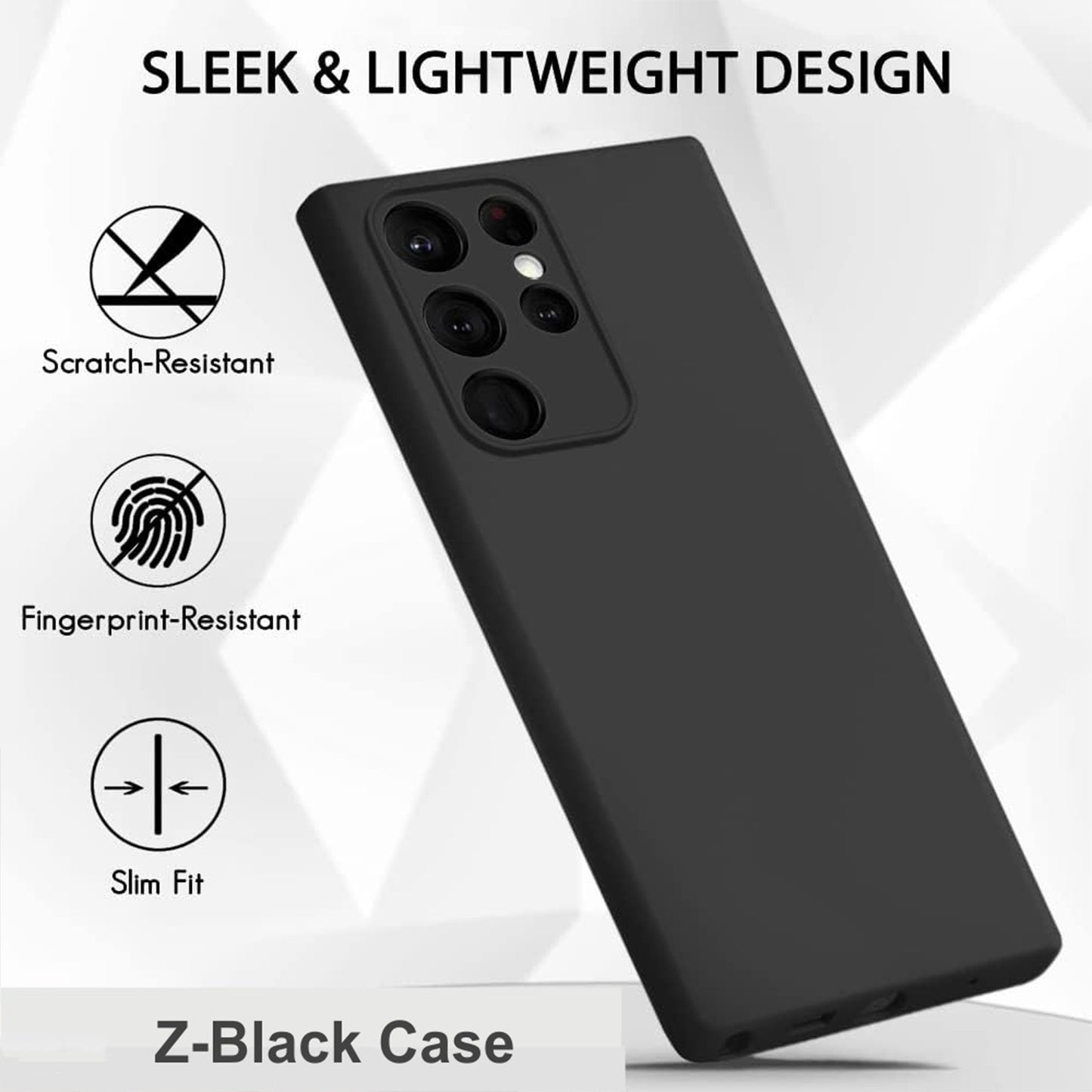 Z-black Matte Case For Redmi