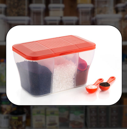 2625 Plastic Square Storage Organiser Container (750ml Capacity)