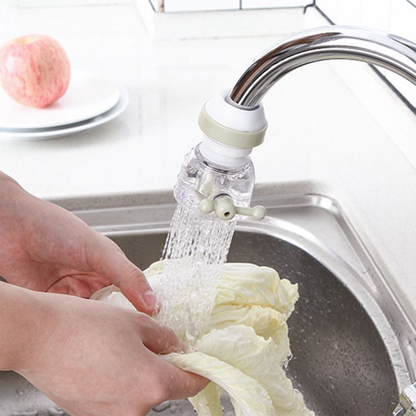 6242 Adjustable Water Faucet Can Rotate 360 Degree Shower Head Anti Spattering Water-saving Tap Nozzle Extended Filter Water Saving Kitchen Bathroom Faucet Water-saving Devices (1 Pc)