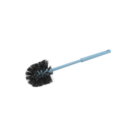 1338 Plastic Round Toilet Cleaner Brush Plastic Bathroom Cleaner - Round Hockey Stick Shape Toilet Brush