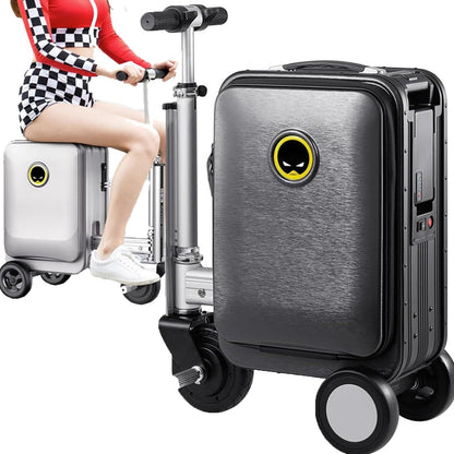 Electric Suitcase Smart Driving Luggage Electric Suitcase Scooter With Removable Battery Speed (1 Pc)