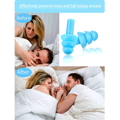 6185 Safety Ultra Soft Foam Ear Plugs Reusable Ear Plugs For Sleeping Travel Loud Noises Work Learning Snoring (2 Pc Set)