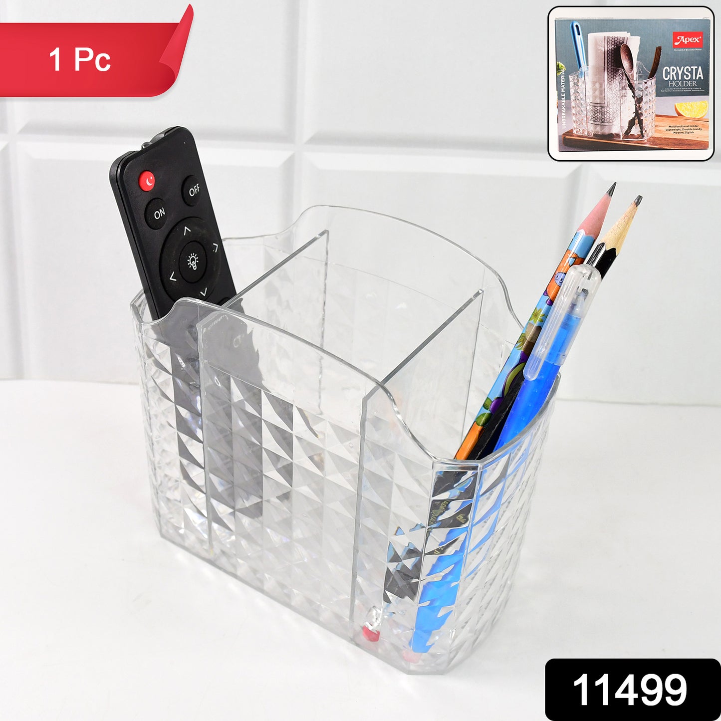 Apex Crysta Multipurpose Organizer Holder (1 Pc)