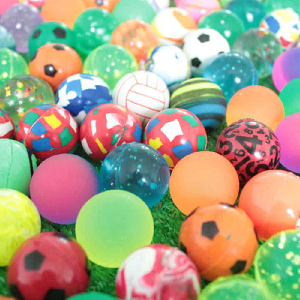 1956 Crazy Bouncy Jumping Balls Set Of 14pcs