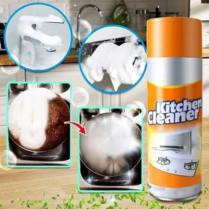 1331 Multipurpose Bubble Foam Cleaner Kitchen Cleaner Spray Oil  Grease Stain Remover Chimney Cleaner Spray Bubble Cleaner All Purpose Foam Degreaser Spray (500 Ml)