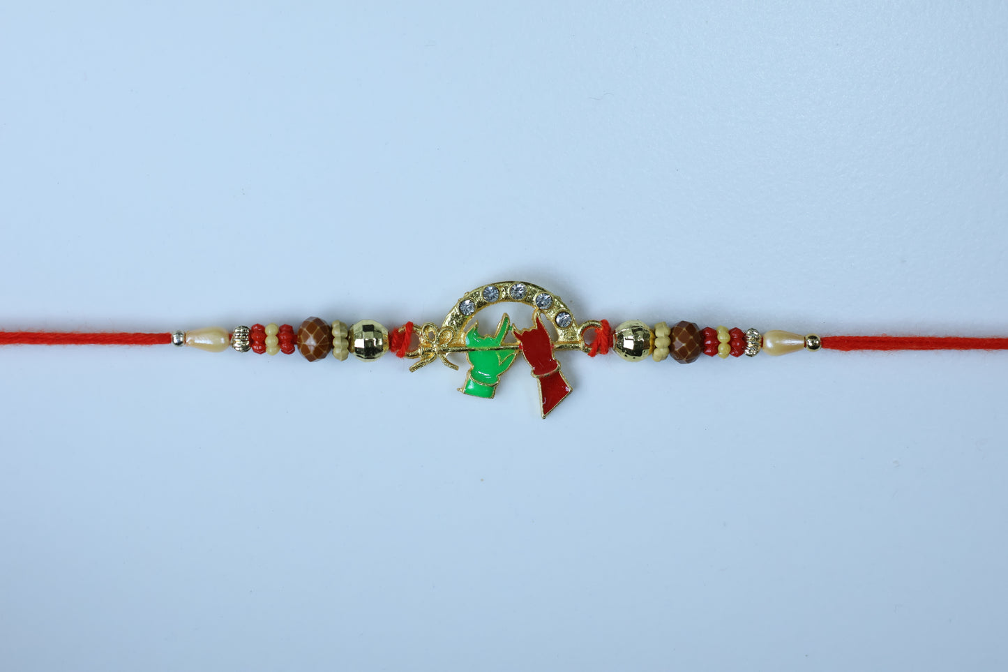 Krishna Basoori Design Rakhi