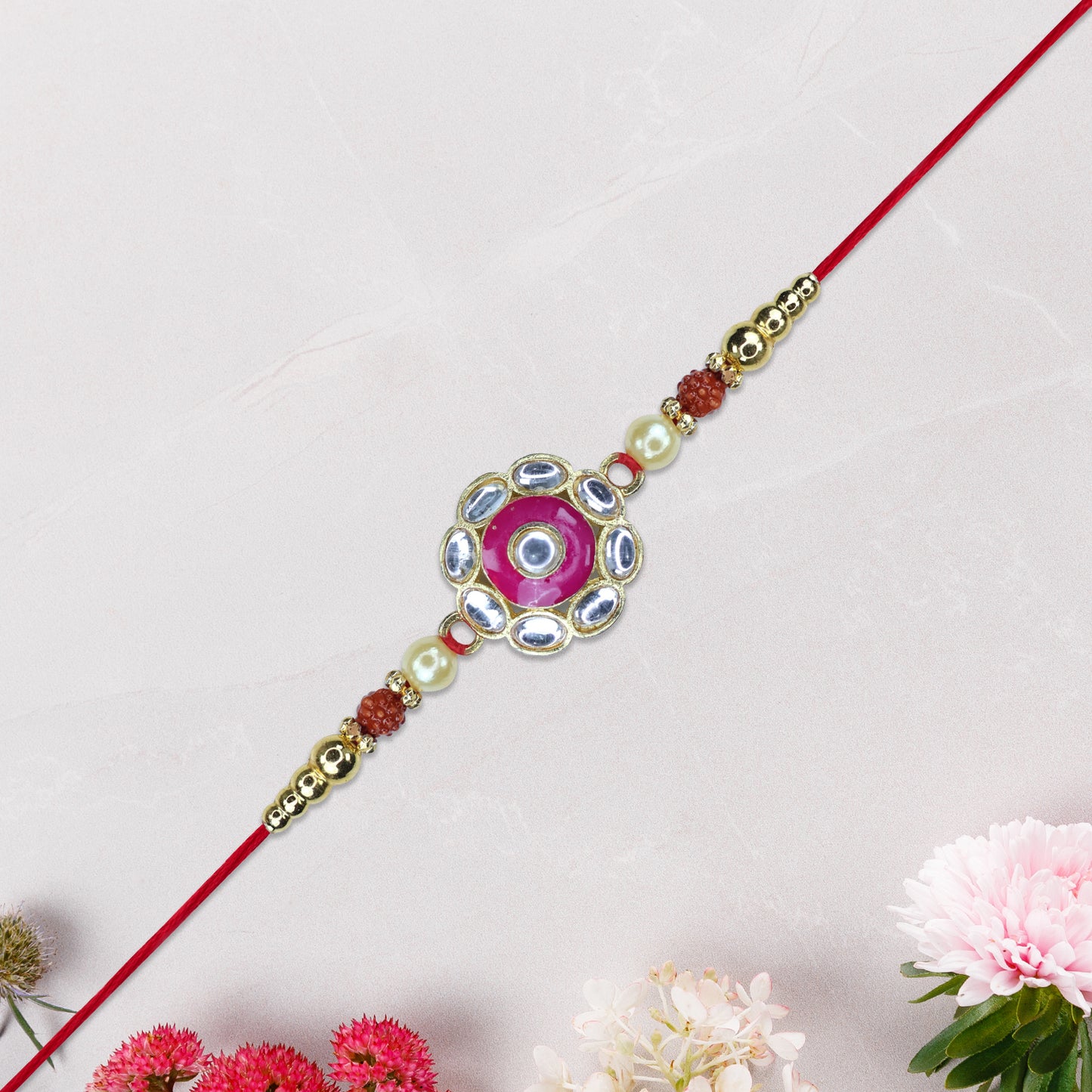 Kundan Pearl Rakhi