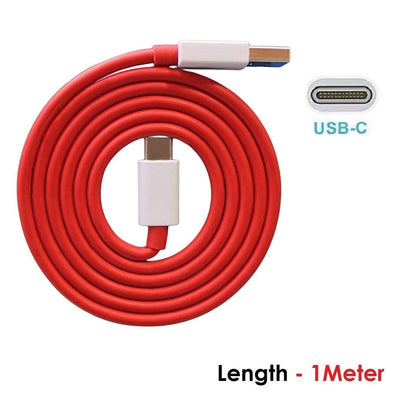 6036 Unique Type C Dash Charging Usb Data Cable  Fast Charging Cable  Data Transfer Cable For C Type Mobile Use 1 Meter ( Red )